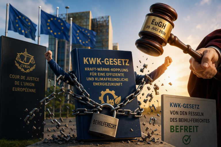 Die Förderung nach dem KWK-Gesetz gilt nicht als staatliche Beihilfe. Quelle: KI erstellt mit Copilot am 08.07
